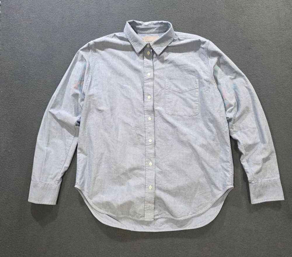 Everlane Relaxed cotton Oxford Shirt Women sz 10 Oversized Button Down A010114
